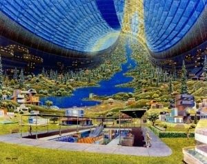 Stanford torus style space colony